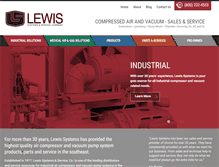 Tablet Screenshot of lewissystemsinc.com